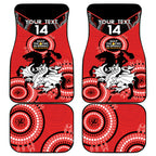 Custom NRL Dragons NAIDOC Week Car Mats Keep The Fire Burning Indigenous Art