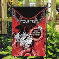 Custom NRL Dragons NAIDOC Week Garden Flag Keep The Fire Burning Indigenous Art