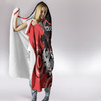 Custom NRL Dragons NAIDOC Week Hooded Blanket Keep The Fire Burning Indigenous Art