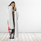 Custom NRL Dragons NAIDOC Week Hooded Blanket Keep The Fire Burning Indigenous Art