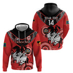 Custom NRL Dragons NAIDOC Week Hoodie Keep The Fire Burning Indigenous Art