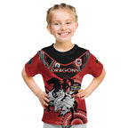 Custom NRL Dragons NAIDOC Week Kid T Shirt Keep The Fire Burning Indigenous Art