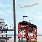 Custom NRL Dragons NAIDOC Week Luggage Cover Keep The Fire Burning Indigenous Art