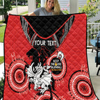 Custom NRL Dragons NAIDOC Week Quilt Keep The Fire Burning Indigenous Art