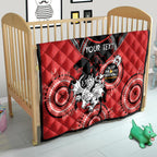 Custom NRL Dragons NAIDOC Week Quilt Keep The Fire Burning Indigenous Art