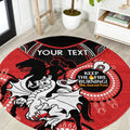 Custom NRL Dragons NAIDOC Week Round Carpet Keep The Fire Burning Indigenous Art
