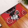 Custom NRL Dragons NAIDOC Week Rubber Doormat Keep The Fire Burning Indigenous Art