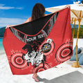 Custom NRL Dragons NAIDOC Week Sarong Keep The Fire Burning Indigenous Art