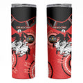 NRL Dragons NAIDOC Week Skinny Tumbler Keep The Fire Burning Indigenous Art