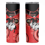 NRL Dragons NAIDOC Week Skinny Tumbler Keep The Fire Burning Indigenous Art