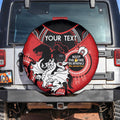 Custom NRL Dragons NAIDOC Week Spare Tire Cover Keep The Fire Burning Indigenous Art