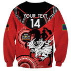 Custom NRL Dragons NAIDOC Week Sweatshirt Keep The Fire Burning Indigenous Art
