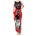 Custom NRL Dragons NAIDOC Week Tank Maxi Dress Keep The Fire Burning Indigenous Art