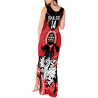Custom NRL Dragons NAIDOC Week Tank Maxi Dress Keep The Fire Burning Indigenous Art