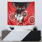 Custom NRL Dragons NAIDOC Week Tapestry Keep The Fire Burning Indigenous Art