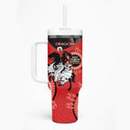 NRL Dragons NAIDOC Week Tumbler With Handle Keep The Fire Burning Indigenous Art