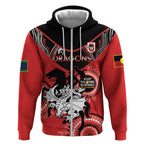 Custom NRL Dragons NAIDOC Week Zip Hoodie Keep The Fire Burning Indigenous Art
