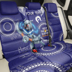 Custom NRL Bulldogs NAIDOC Week Back Car Seat Cover Keep The Fire Burning Indigenous Art