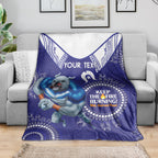 Custom NRL Bulldogs NAIDOC Week Blanket Keep The Fire Burning Indigenous Art