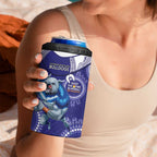 NRL Bulldogs NAIDOC Week 4 in 1 Can Cooler Tumbler Keep The Fire Burning Indigenous Art