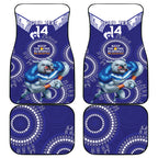 Custom NRL Bulldogs NAIDOC Week Car Mats Keep The Fire Burning Indigenous Art