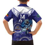 Custom NRL Bulldogs NAIDOC Week Family Matching Long Sleeve Bodycon Dress and Hawaiian Shirt Keep The Fire Burning Indigenous Art