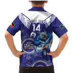 Custom NRL Bulldogs NAIDOC Week Family Matching Mermaid Dress and Hawaiian Shirt Keep The Fire Burning Indigenous Art