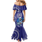 Custom NRL Bulldogs NAIDOC Week Family Matching Mermaid Dress and Hawaiian Shirt Keep The Fire Burning Indigenous Art