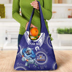 Custom NRL Bulldogs NAIDOC Week Grocery Bag Keep The Fire Burning Indigenous Art