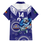 Custom NRL Bulldogs NAIDOC Week Hawaiian Shirt Keep The Fire Burning Indigenous Art