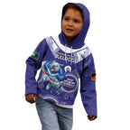 Custom NRL Bulldogs NAIDOC Week Kid Hoodie Keep The Fire Burning Indigenous Art