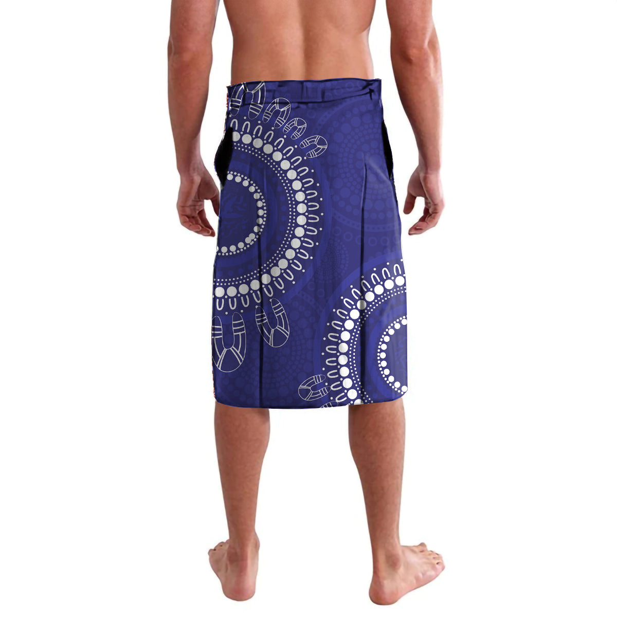 Custom NRL Bulldogs NAIDOC Week Lavalava Keep The Fire Burning Indigenous Art