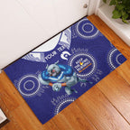 Custom NRL Bulldogs NAIDOC Week Rubber Doormat Keep The Fire Burning Indigenous Art