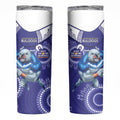 NRL Bulldogs NAIDOC Week Skinny Tumbler Keep The Fire Burning Indigenous Art