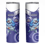NRL Bulldogs NAIDOC Week Skinny Tumbler Keep The Fire Burning Indigenous Art