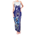 Custom NRL Bulldogs NAIDOC Week Tank Maxi Dress Keep The Fire Burning Indigenous Art
