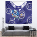 Custom NRL Bulldogs NAIDOC Week Tapestry Keep The Fire Burning Indigenous Art