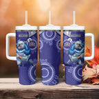 NRL Bulldogs NAIDOC Week Tumbler With Handle Keep The Fire Burning Indigenous Art
