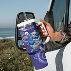 NRL Bulldogs NAIDOC Week Tumbler With Handle Keep The Fire Burning Indigenous Art