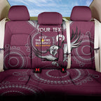 Custom NRL Sea Eagles NAIDOC Week Back Car Seat Cover Keep The Fire Burning Indigenous Art