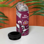 NRL Sea Eagles NAIDOC Week 4 in 1 Can Cooler Tumbler Keep The Fire Burning Indigenous Art
