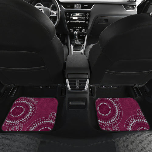 Custom NRL Sea Eagles NAIDOC Week Car Mats Keep The Fire Burning Indigenous Art