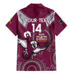 Custom NRL Sea Eagles NAIDOC Week Family Matching Mermaid Dress and Hawaiian Shirt Keep The Fire Burning Indigenous Art