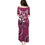 Custom NRL Sea Eagles NAIDOC Week Family Matching Puletasi and Hawaiian Shirt Keep The Fire Burning Indigenous Art