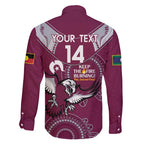Custom NRL Sea Eagles NAIDOC Week Family Matching Short Sleeve Bodycon Dress and Hawaiian Shirt Keep The Fire Burning Indigenous Art