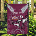 Custom NRL Sea Eagles NAIDOC Week Garden Flag Keep The Fire Burning Indigenous Art