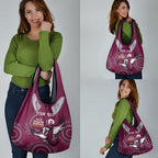Custom NRL Sea Eagles NAIDOC Week Grocery Bag Keep The Fire Burning Indigenous Art