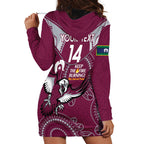 Custom NRL Sea Eagles NAIDOC Week Hoodie Dress Keep The Fire Burning Indigenous Art