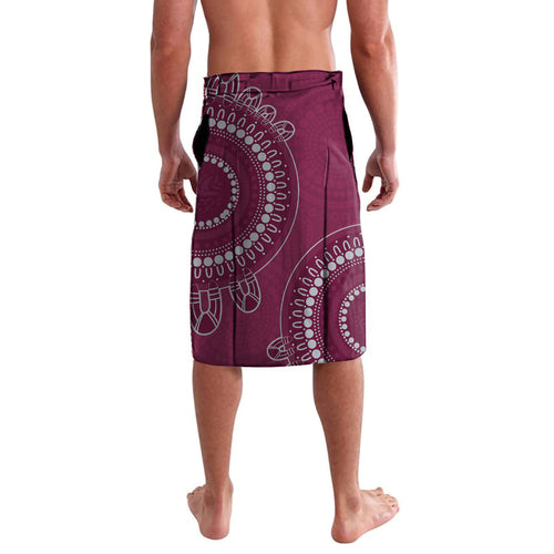 Custom NRL Sea Eagles NAIDOC Week Lavalava Keep The Fire Burning Indigenous Art