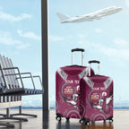 Custom NRL Sea Eagles NAIDOC Week Luggage Cover Keep The Fire Burning Indigenous Art